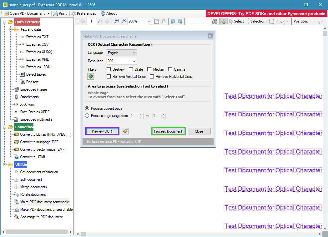 Bytescout PDF Extractor SDK v12.1.0.4136