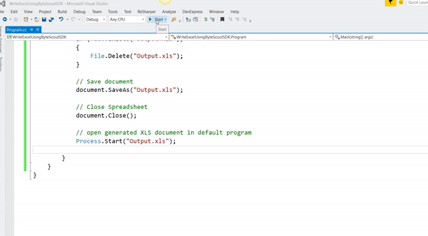 Read And Write Excel Files In C Source Code Read From Excel File