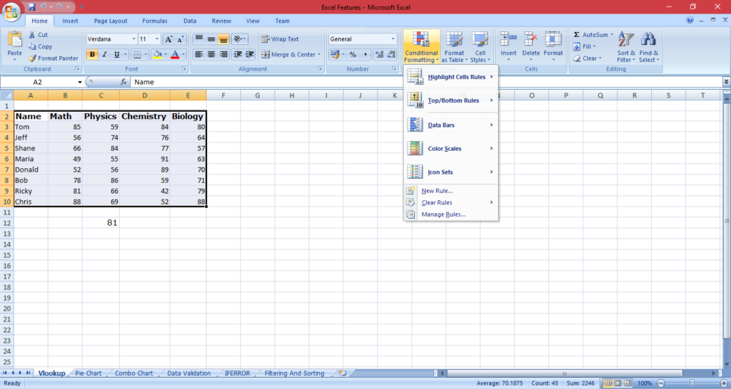 Microsoft Excel Features, Best Advanced Features of MS Excel - ByteScout