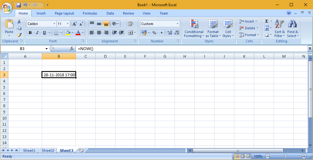 Microsoft Excel Now