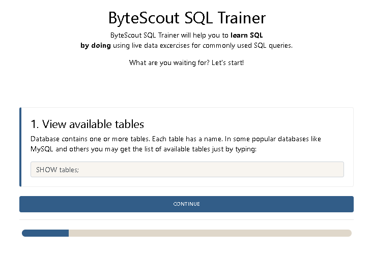 SQL Query Application