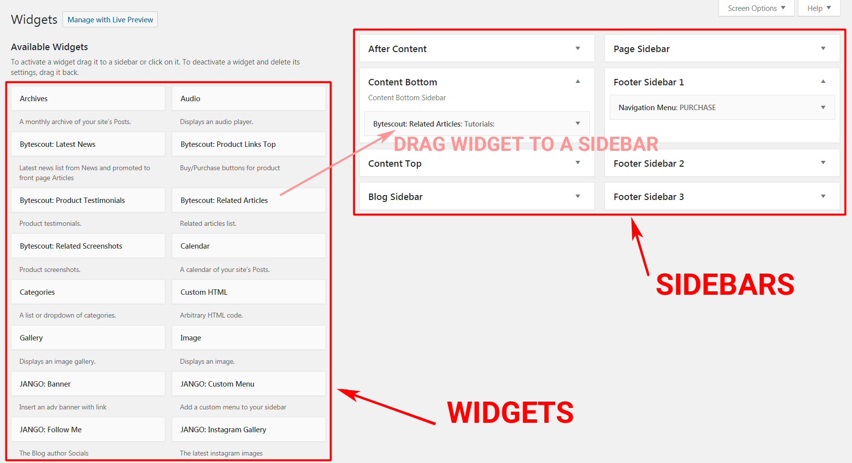 How to Add a Widget at the Top of Each Page or Post in WordPress ...