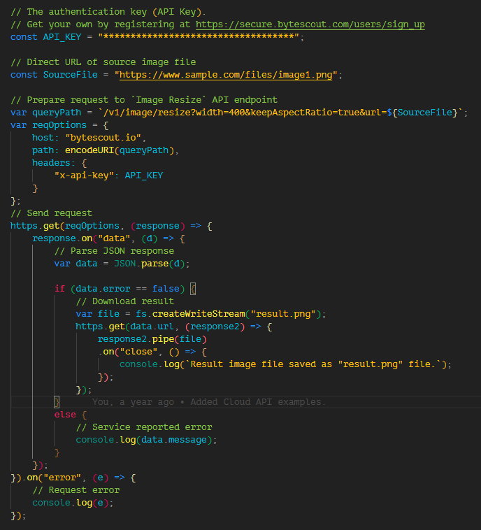 Image Resizer API