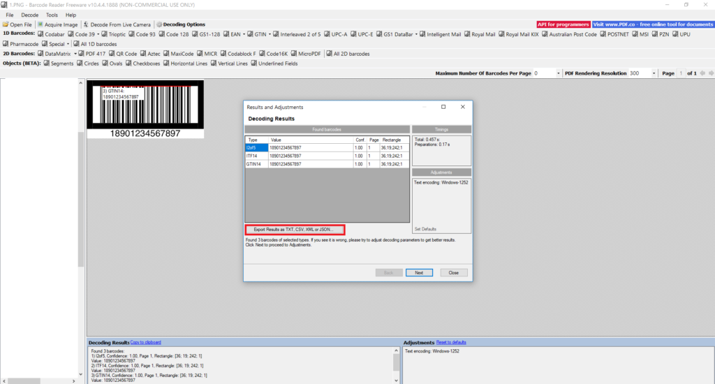 How to Read EAN Barcodes with Barcode Reader Freeware ByteScout