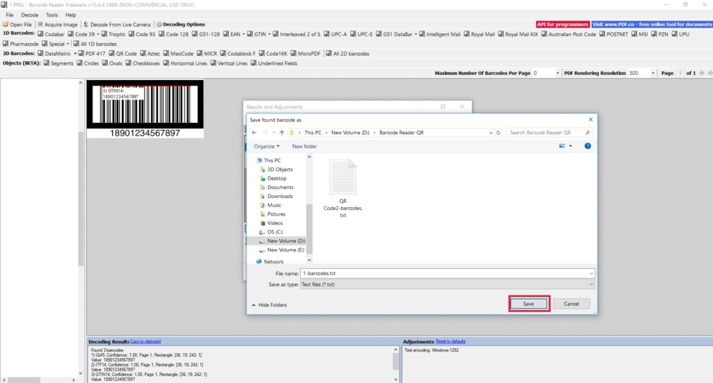 How to Read EAN Barcodes with Barcode Reader Freeware ByteScout