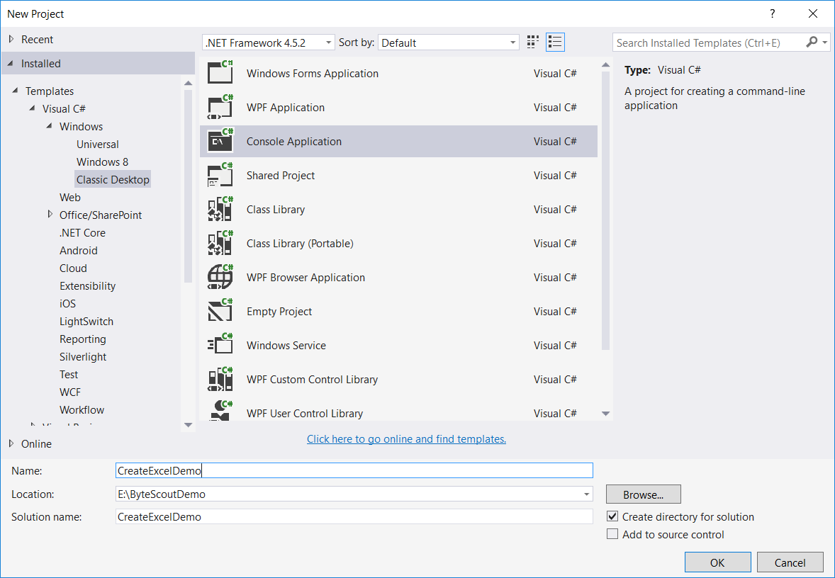 Create Manipulate Excel File With Different Options Using Bytescout Spreadsheet Sdk In C Bytescout