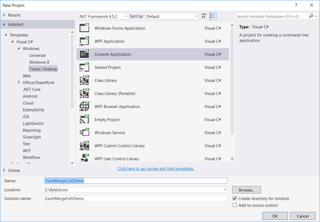 Creating, Formatting Excel With Various Options Using ByteScout ...