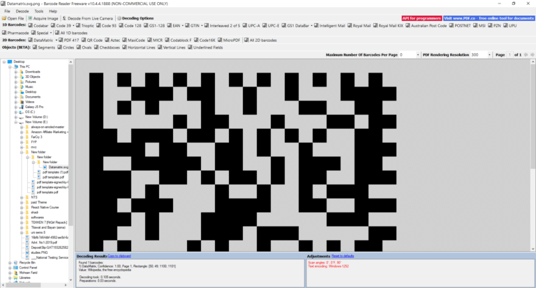 How to Read DataMatrix Barcodes with ByteScout Barcode Reader - ByteScout