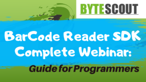 Webinar Barcode Reader SDK