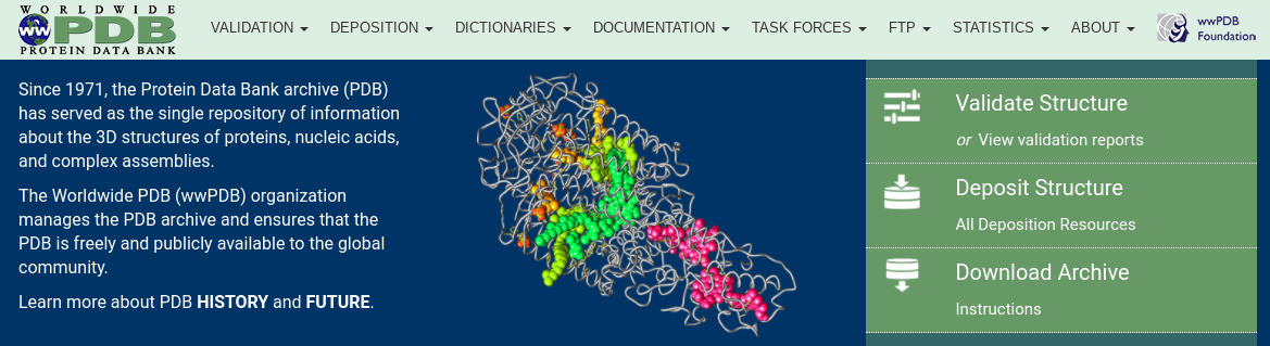 Protein Data Bank Data