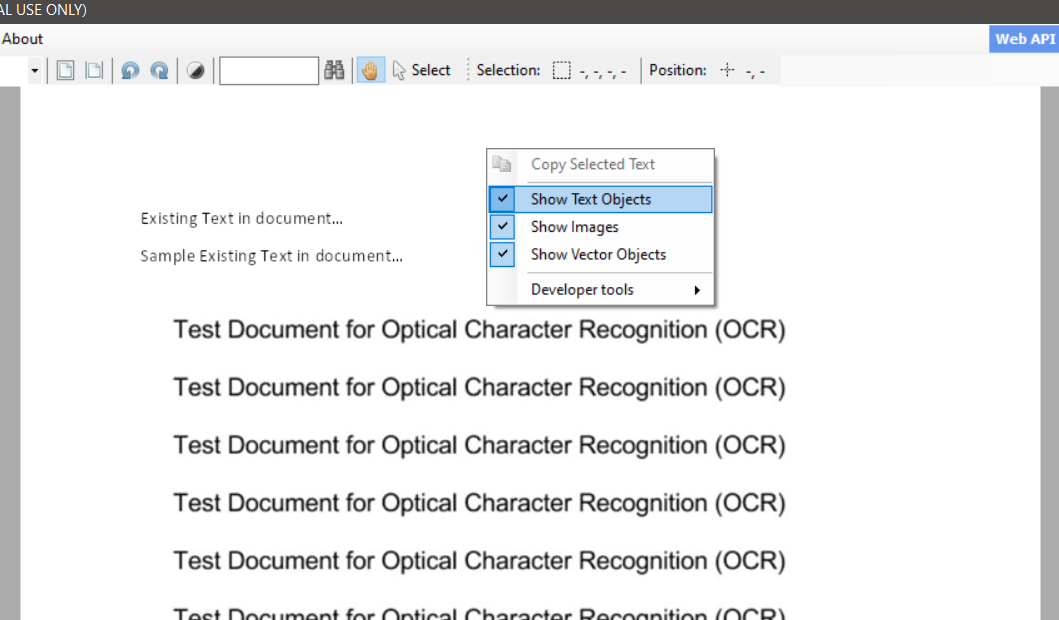 PDF Multitool Toggle Menu To View Objects In PDF
