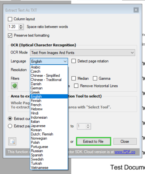 PDF Multitool Supports Multiple Languages