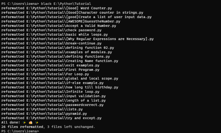 How to Automate Code Formatting in Python - ByteScout