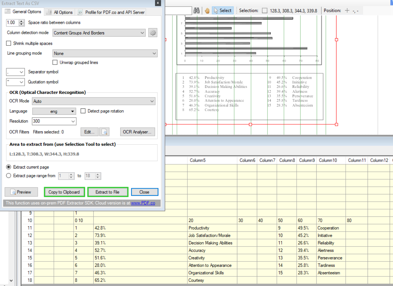 sample pdf report page 12 in pdf multitool doing pdf to csv
