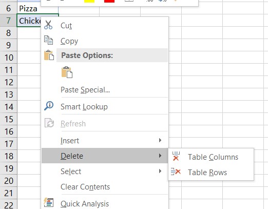 How to Edit Table Entries Directly
