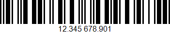 Deutsche Post Identcode (Deutsche Post AG IdentCode, German Postal 2 of 5 IdentCode, Deutsche Frachtpost IdentCode, IdentCode, Deutsche Post AG DHL) barcode