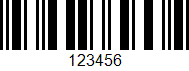 Interleaved 2 of 5 barcode sample