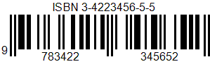 ISBN barcode screenshot