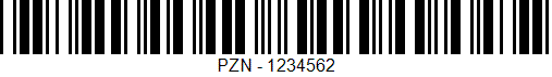 PZN barcode sample image