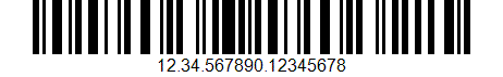 Swiss Post Parcel barcode sample image