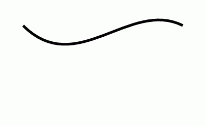 Curved line drawn using ByteScout PDF SDK