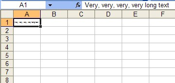 source Excel document with data table