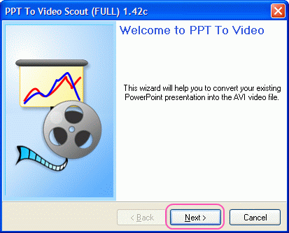 Bytescout PPT To Video Scout welcome page