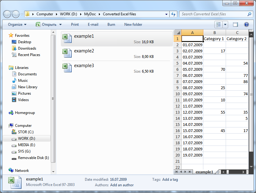 convert excel file into csv