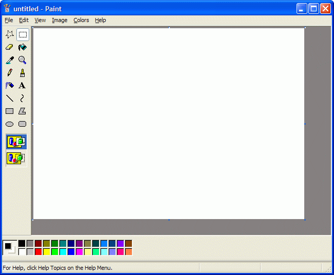 transparency in ms paint