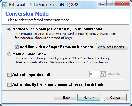 Convert PowerPoint (PPT) to WMV or AVI video with all animations, video and  sounds preserved - ByteScout